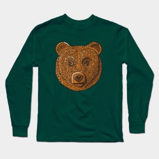 Bear Portrait Long Sleeve T-Shirt